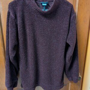 Women's fleece top; size Large